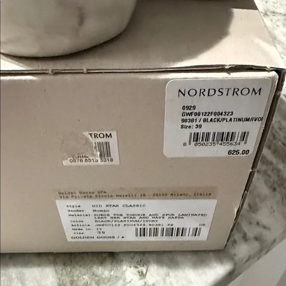 Golden Goose Midstar Sneakers with Glittery Gold Laces - Picture 9 of 15